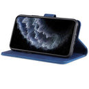 AZNS Skin Feel Calf Texture Horizontal Flip Leather Case with Card Slots & Holder & Wallet For iPhone 11 Pro(Blue)