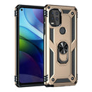 For Motorola Moto G Stylus 5G / 2021 Shockproof TPU + PC Protective Case with 360 Degree Rotating Holder(Gold)
