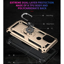 For Motorola Moto G Stylus 5G / 2021 Shockproof TPU + PC Protective Case with 360 Degree Rotating Holder(Gold)