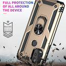 For Motorola Moto G Stylus 5G / 2021 Shockproof TPU + PC Protective Case with 360 Degree Rotating Holder(Gold)