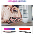 For Motorola Moto G Stylus 5G / 2021 Shockproof TPU + PC Protective Case with 360 Degree Rotating Holder(Rose Gold)