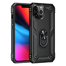 Shockproof TPU + PC Protective Case with 360 Degree Rotating Holder For iPhone 13 Pro Max(Black)