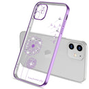 Ultra-thin Electroplating Dandelion Pattern Protective Case For iPhone 11(Purple)