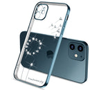 Ultra-thin Electroplating Dandelion Pattern Protective Case For iPhone 11(Blue)