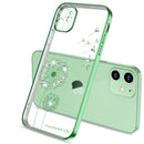 Ultra-thin Electroplating Dandelion Pattern Protective Case For iPhone 11(Green)