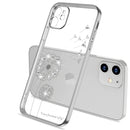 Ultra-thin Electroplating Dandelion Pattern Protective Case For iPhone 11(Silver)