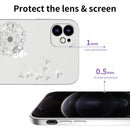 Ultra-thin Electroplating Dandelion Pattern Protective Case For iPhone 11(Silver)