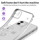 Ultra-thin Electroplating Dandelion Pattern Protective Case For iPhone 11(Silver)