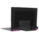 For Lenovo Yoga Pad Pro 13 inch YF K606F Custer Texture Horizontal Flip PU Leather Case with Holder(Purple)