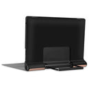 For Lenovo Yoga Pad Pro 13 inch YF K606F Custer Texture Horizontal Flip PU Leather Case with Holder(Rose Gold)