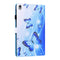 For Lenovo Tab P11 TB-J606F Animal Pattern Horizontal Flip Leather Case with Holder & Card Slots & Photo Frame(Blue Butterfly)