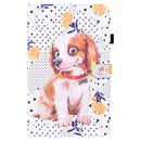 For Lenovo Tab P11 TB-J606F Animal Pattern Horizontal Flip Leather Case with Holder & Card Slots & Photo Frame(Little Flower Dog)