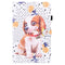 For Lenovo Tab P11 TB-J606F Animal Pattern Horizontal Flip Leather Case with Holder & Card Slots & Photo Frame(Little Flower Dog)