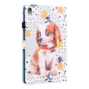 For Lenovo Tab P11 TB-J606F Animal Pattern Horizontal Flip Leather Case with Holder & Card Slots & Photo Frame(Little Flower Dog)