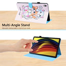 For Lenovo Tab P11 TB-J606F Animal Pattern Horizontal Flip Leather Case with Holder & Card Slots & Photo Frame(Cat Brothers)