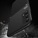 For OPPO K9 Classic Tilt Strip Grain Magnetic Shockproof PC + TPU Case(Dark Green)