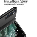 For OPPO Reno6 Pro 5G Classic Tilt Strip Grain Magnetic Shockproof PC + TPU Case(Black)