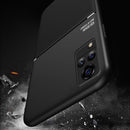 For vivo V21 Classic Tilt Strip Grain Magnetic Shockproof PC + TPU Case(Black)