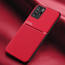 For Xiaomi Redmi Note 10 Pro Classic Tilt Strip Grain Magnetic Shockproof PC + TPU Case(Red)