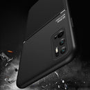 For Xiaomi Redmi Note 10 Pro Classic Tilt Strip Grain Magnetic Shockproof PC + TPU Case(Dark Green)