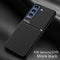 For Samsung Galaxy S21 FE Classic Tilt Strip Grain Magnetic Shockproof PC + TPU Case(Black)