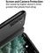 For Samsung Galaxy S21 FE Classic Tilt Strip Grain Magnetic Shockproof PC + TPU Case(Black)