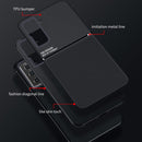 For Samsung Galaxy S21 FE Classic Tilt Strip Grain Magnetic Shockproof PC + TPU Case(Blue)