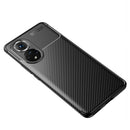 For Honor 50 Carbon Fiber Texture Shockproof TPU Case(Black)