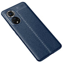 For Honor 50 Litchi Texture TPU Shockproof Case(Navy Blue)