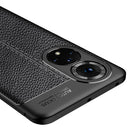 For Honor 50 Litchi Texture TPU Shockproof Case(Navy Blue)