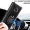 For Motorola Moto G Power 5G 2021 Carbon Fiber Protective Case with 360 Degree Rotating Ring Holder(Black)