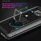 For Motorola Moto G Power 5G 2021 Carbon Fiber Protective Case with 360 Degree Rotating Ring Holder(Black)