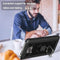 For Motorola Moto G Power 5G 2021 Carbon Fiber Protective Case with 360 Degree Rotating Ring Holder(Black)