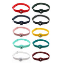 Pet Collar Anti-scratch Shockproof Silicone Protective Cover Case For AirTag(Red Wine)