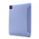 Multi-folding Horizontal Flip PU Leather + Shockproof Airbag TPU Tablet Case with Holder & Pen Slot & Wake-up / Sleep Function For iPad Pro 11 2021(Purple)