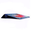Multi-folding Horizontal Flip PU Leather + Shockproof Airbag TPU Tablet Case with Holder & Pen Slot & Wake-up / Sleep Function For iPad Pro 11 2021(Dark Blue)
