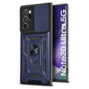 For Samsung Galaxy Note20 Ultra Sliding Camera Cover Design TPU+PC Protective Case(Blue)