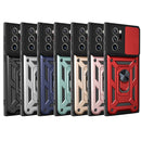 For Samsung Galaxy Note20 Ultra Sliding Camera Cover Design TPU+PC Protective Case(Blue)