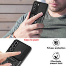 For Samsung Galaxy S21 FE Sliding Camera Cover Design TPU+PC Protective Case(Red)