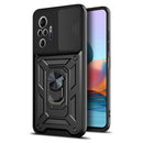 For Xiaomi Redmi Note 10 Pro Sliding Camera Cover Design TPU+PC Protective Case(Black)
