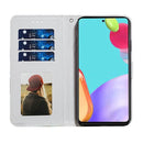 For Samsung Galaxy A52 5G / 4G Painted Pattern Horizontal Flip Leather Case with Holder & Card Slots & Photo Frame(Phnom Penh Butterfly)