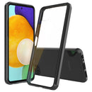 For Samsung Galaxy A22 5G Shockproof Scratchproof TPU + Acrylic Protective Case(Black)