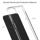 For Samsung Galaxy A22 5G Shockproof Scratchproof TPU + Acrylic Protective Case(Black)