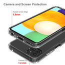 For Samsung Galaxy A22 5G Shockproof Scratchproof TPU + Acrylic Protective Case(Black)