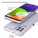 For Samsung Galaxy A22 4G Shockproof Scratchproof TPU + Acrylic Protective Case(Black)