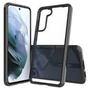 For Samsung Galaxy S21 FE 5G Shockproof Scratchproof TPU + Acrylic Protective Case(Black)