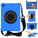 For Huawei MatePad T 10 / T 10s Spider King EVA Protective Case with Adjustable Shoulder Strap & Holder(Blue)