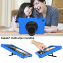 For Huawei MatePad T 10 / T 10s Spider King EVA Protective Case with Adjustable Shoulder Strap & Holder(Blue)