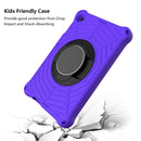 For Huawei MatePad T 10 / T 10s Spider King EVA Protective Case with Adjustable Shoulder Strap & Holder(Purple)