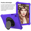 For Huawei MatePad T 10 / T 10s Spider King EVA Protective Case with Adjustable Shoulder Strap & Holder(Purple)